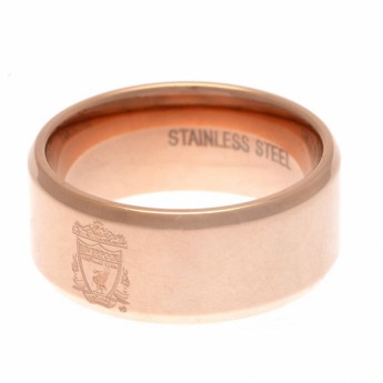 FC Liverpool inel Rose Gold Plated Ring Medium