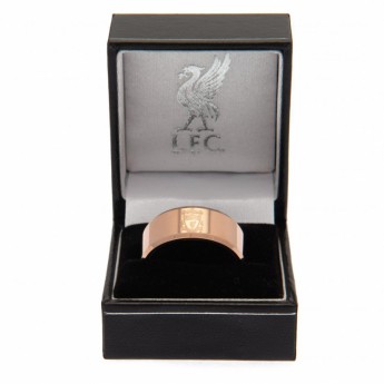 FC Liverpool inel Rose Gold Plated Ring Medium