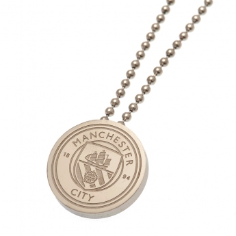 Manchester City lănțișor de gât cu pandantiv Stainless Steel Pendant & Chain