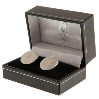 FC Liverpool butoni Stainless Steel Round Cufflinks