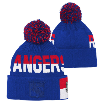 New York Rangers căciula de iarnă pentru copii Faceoff Jacquard Knit