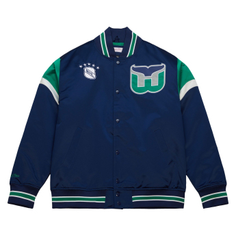 Hartford Whalers geacă de bărbați NHL Heavyweight Satin Jacket