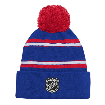 New York Rangers căciula de iarnă pentru copii Jacquard Cuffed Knit With Pom