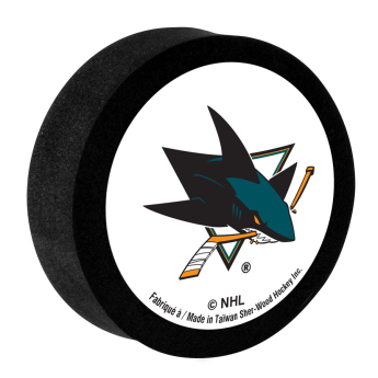 San Jose Sharks puc din spumă White Sher-Wood