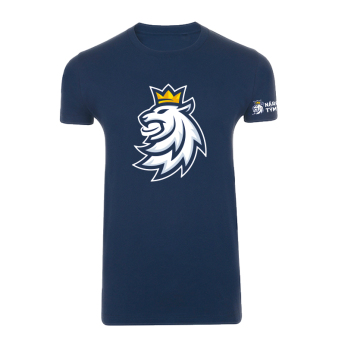 Echipa națională de hochei tricou de dama Czech Republic logo lion navy