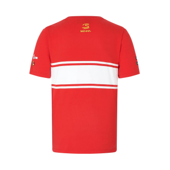 Ayrton Senna tricou de bărbați Legacy Patchwork red 2024