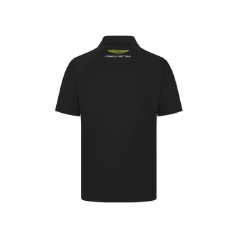 Aston Martin tricou polo Logo black F1 Team 2024