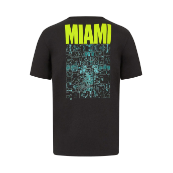 Aston Martin tricou de bărbați Midnight Miami F1 Team 2024