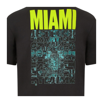 Aston Martin tricou de bărbați Midnight Miami F1 Team 2024