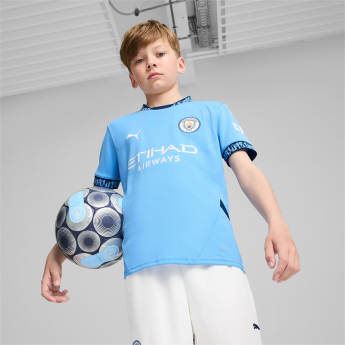 Manchester City tricou de fotbal pentru copii 24/25 home