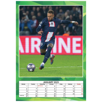 Neymar Jr calendar not official NEYMAR 2025