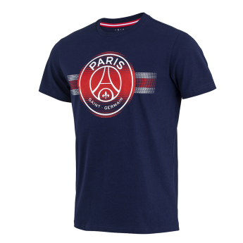 Paris Saint Germain tricou de bărbați Stripe Logo blue