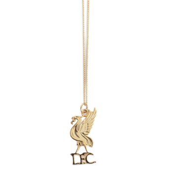 FC Liverpool lănțișor de gât cu pandantiv 18ct Gold Plated on Silver Liverbird