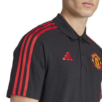 Manchester United tricou polo black