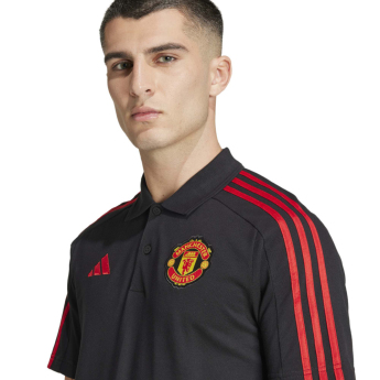 Manchester United tricou polo black