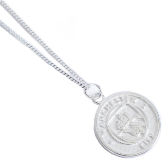 Manchester City lănțișor de gât cu pandantiv Sterling Silver