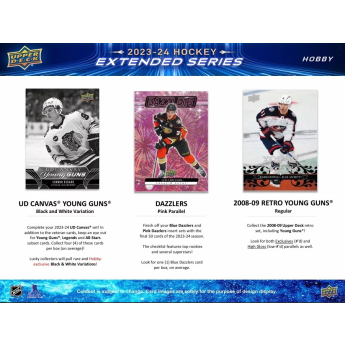 NHL cutii Cărți de hochei NHL 2023-24 Upper Deck Extended Series Hobby Box