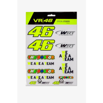 Valentino Rossi abțibilduri mari VR46 WRT