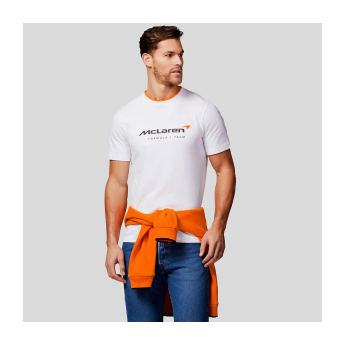 Mclaren Honda tricou de bărbați Essentials white F1 Team 2024