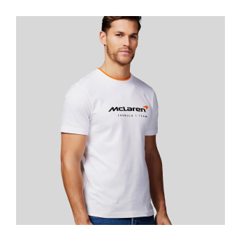 Mclaren Honda tricou de bărbați Essentials white F1 Team 2024