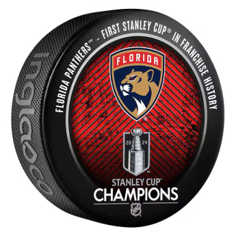 Florida Panthers puc 2024 Stanley Cup Champions Roster Souvenir Collector Puck