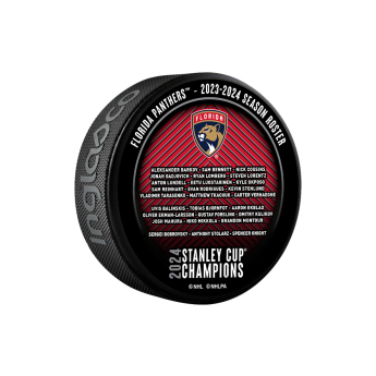 Florida Panthers puc 2024 Stanley Cup Champions Roster Souvenir Collector Puck