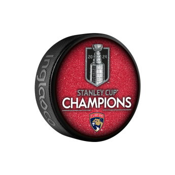 Florida Panthers puc 2024 Stanley Cup Champions Special Edition Glitter