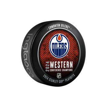 Edmonton Oilers puc 2024 Stanley Cup Western Conference Champions Souvenir Collector