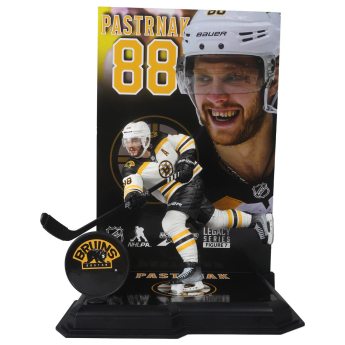 Boston Bruins figurină David Pastrnak #88 Away Jersey SportsPicks