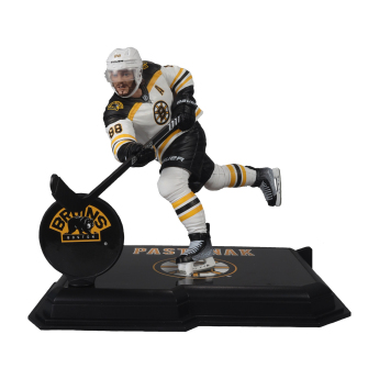 Boston Bruins figurină David Pastrnak #88 Away Jersey SportsPicks