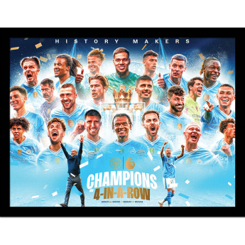 Manchester City poză în ramă Premier League Champions Framed Picture 30 x 40