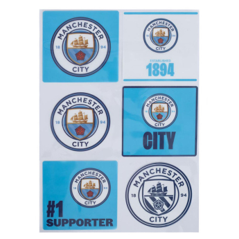 Manchester City abțibilduri Car Decal Set