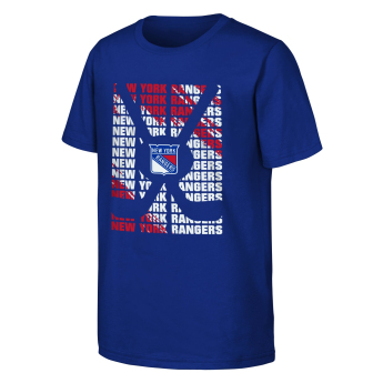 New York Rangers tricou de copii Box Ss Ctn Tee