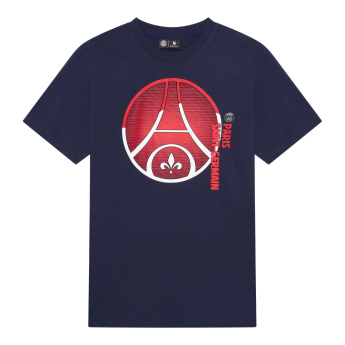 Paris Saint Germain tricou de bărbați Gradient Logo navy