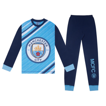 Manchester City pijamale de copii Long sky