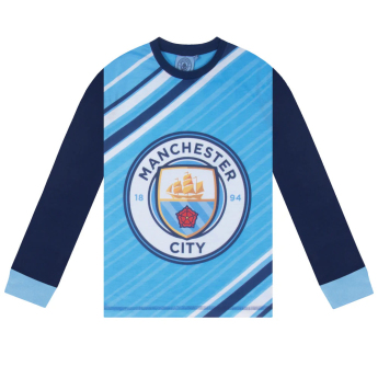 Manchester City pijamale de copii Long sky