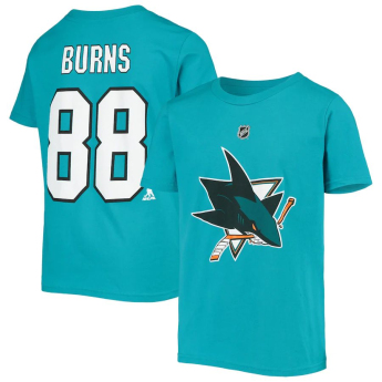 San Jose Sharks tricou de copii Brent Burns #88 Name Number