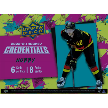 NHL cutii Cărți de hochei NHL 202-24 Upper Deck Credentials Hobby Box