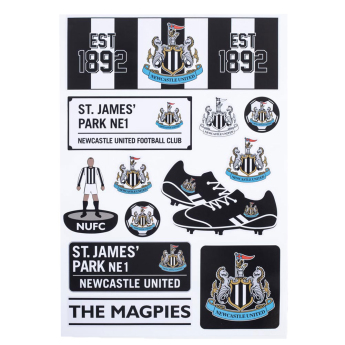 Newcastle United abțibilduri A4 Set 12 pcs