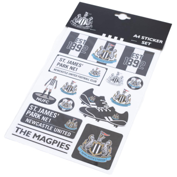 Newcastle United abțibilduri A4 Set 12 pcs