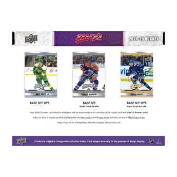 NHL cutii Cărți de hochei NHL 2024-25  Upper Deck MVP Hockey Hobby Box