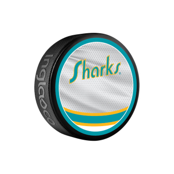 San Jose Sharks puc Reverse Retro Jersey 2022 Souvenir Collector Hockey Puck