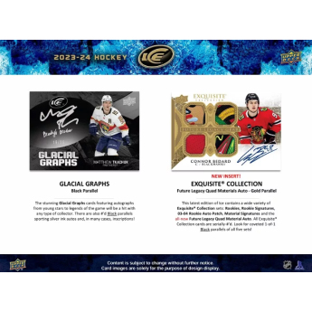 NHL cutii Cărți de hochei NHL 2023-24 Upper Deck Ice Hobby Box