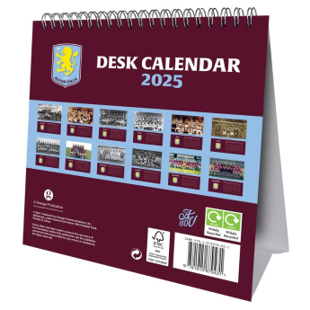 Aston Villa calendar de birou 2025