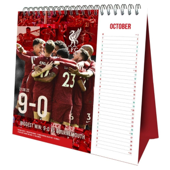 FC Liverpool calendar de birou 2025