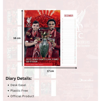 FC Liverpool calendar de birou 2025