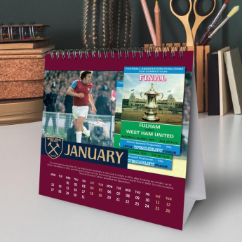 West Ham United calendar de birou 2025