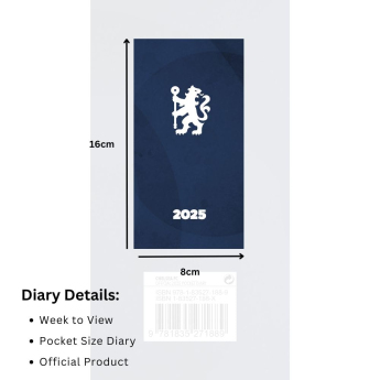 FC Chelsea jurnal Slim 2025