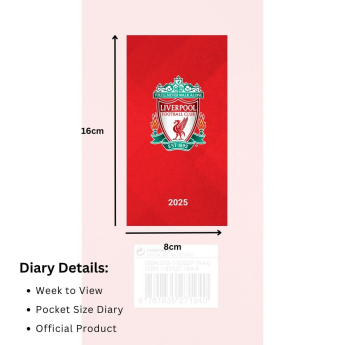 FC Liverpool jurnal Slim 2025