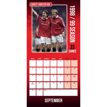 Manchester United calendar Legends Square 2025